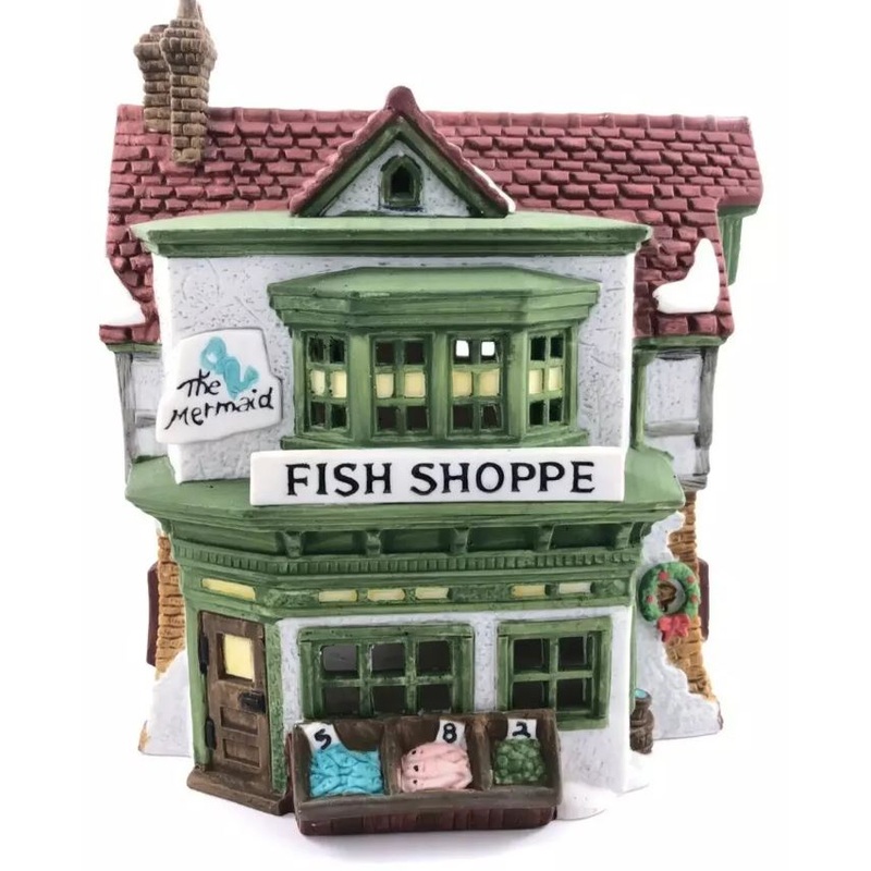 Department 56 Dickens Village 5926-9 Mermaid Fish Shoppe
