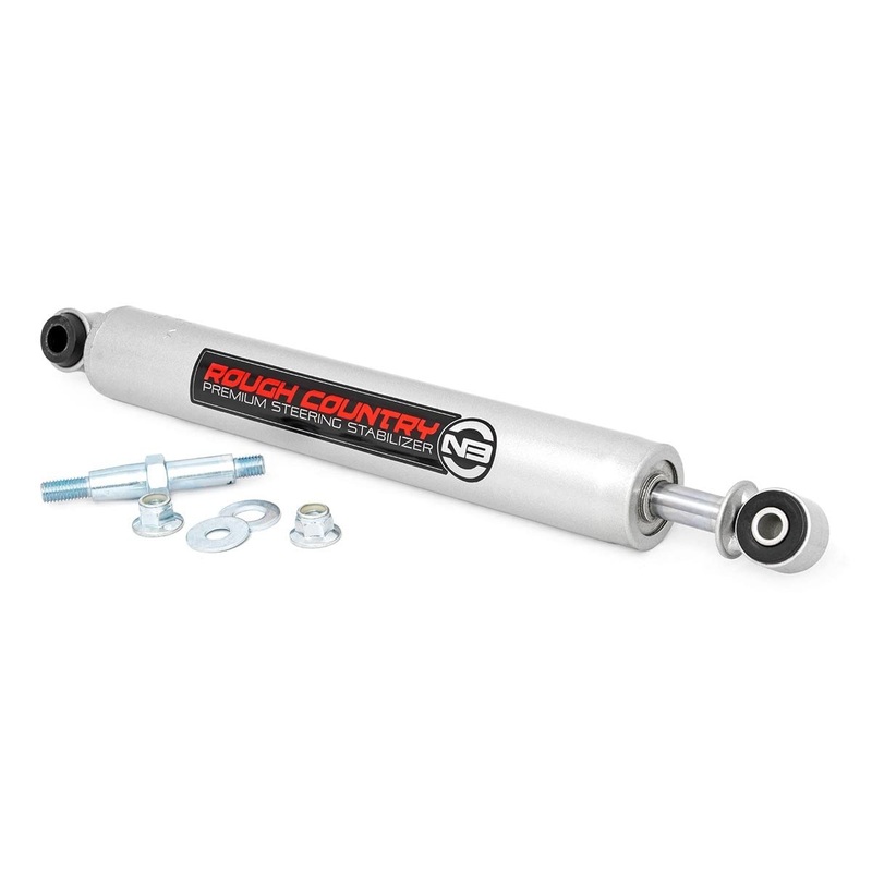 Rough Country N3 Steering Stabilizer 0-8″ Lift For Ford Super Duty 4WD 08-16