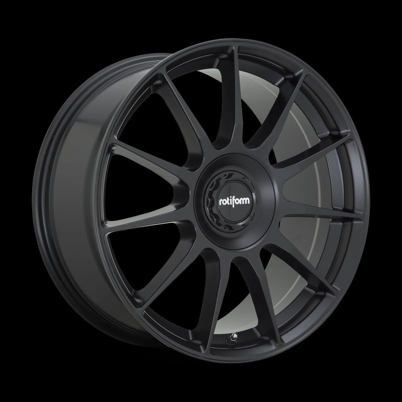 17X8 Rotiform 1PC R168 DTM Satin Black 5X100 5X112 ET40 Wheel Rim
