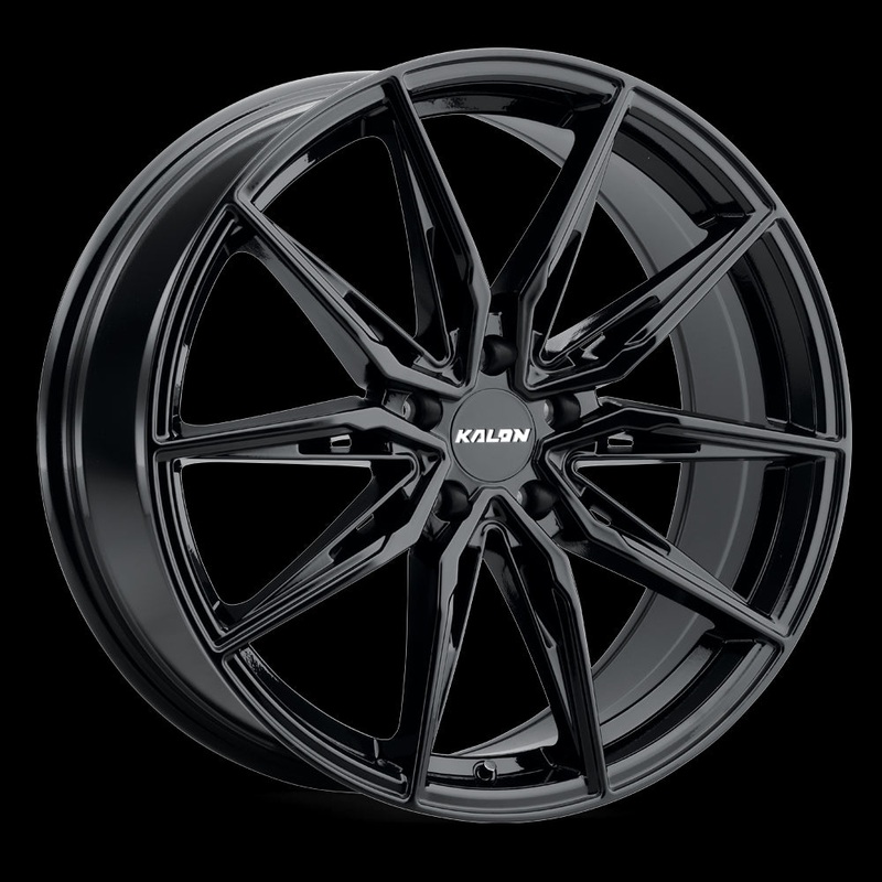 22×8.5 Kalon Cypher-102 Gloss Black Wheel 5×114.3 ET35 CB73