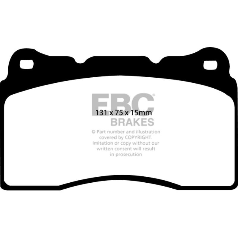 EBC 04-08 Acura TL 3.2 (Manual)(Brembo) Greenstuff Front Brake Pads