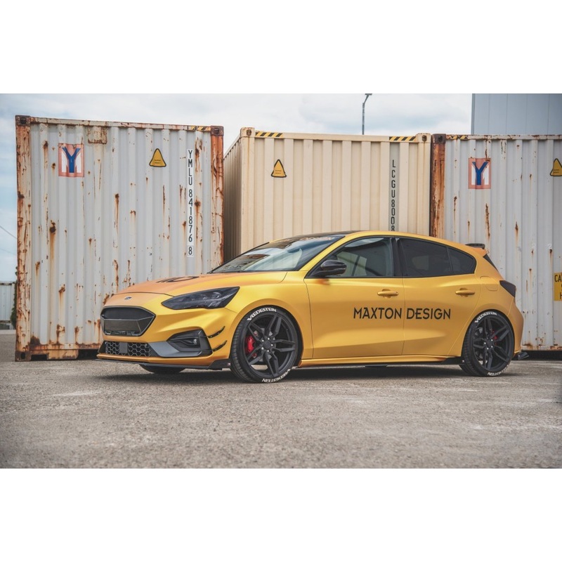 Maxton Design – RACING SIDE SKIRT SPLITTERS (+FLAPS) FORD FOCUS MK4 ST/ MK4 ST LINE (2019-)