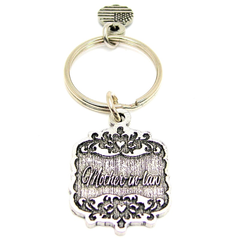 Mother In Law Victorian Scroll Key Chain