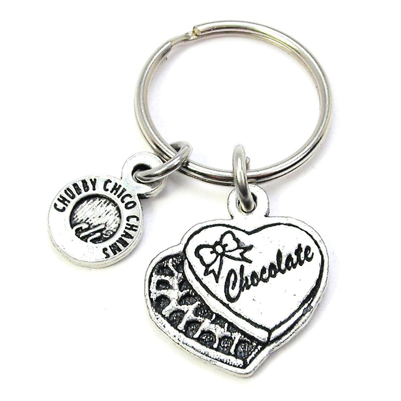 Box Of Chocolates With Bow Key Chain