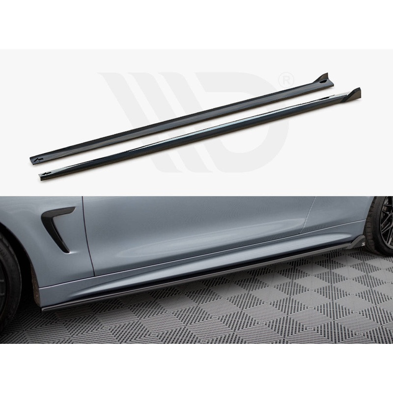 Maxton Design – SIDE SKIRTS DIFFUSERS V.2 BMW 4 COUPE / GRAN COUPE / CABRIO M-PACK F32 / F36 / F33
