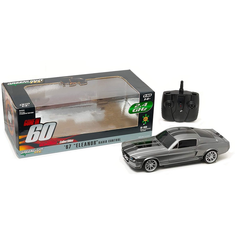 1967 Ford Mustang Eleanor from Gone in 60 Seconds 1:18 Scale Model Radio Control Car by Greenlight 91001