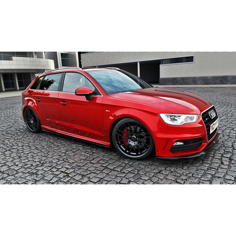 Maxton Design – Side Skirts Diffusers Audi S3 / A3 S-line 8V / 8V FL Sportback