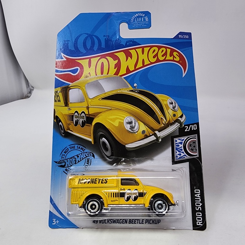 ’49 Volkswagen Beetle Pickup #95 Mooneyes * Yellow * 2020 Hot Wheels