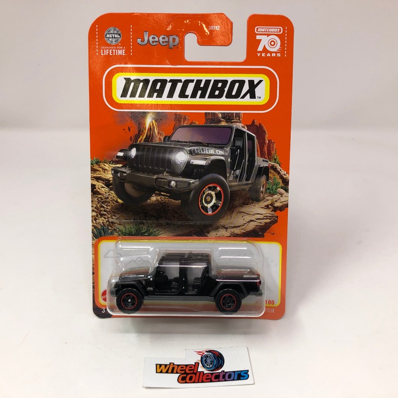’20 Jeep Gladiator #41 * Black * 2023 Matchbox P Case 70th Ann.