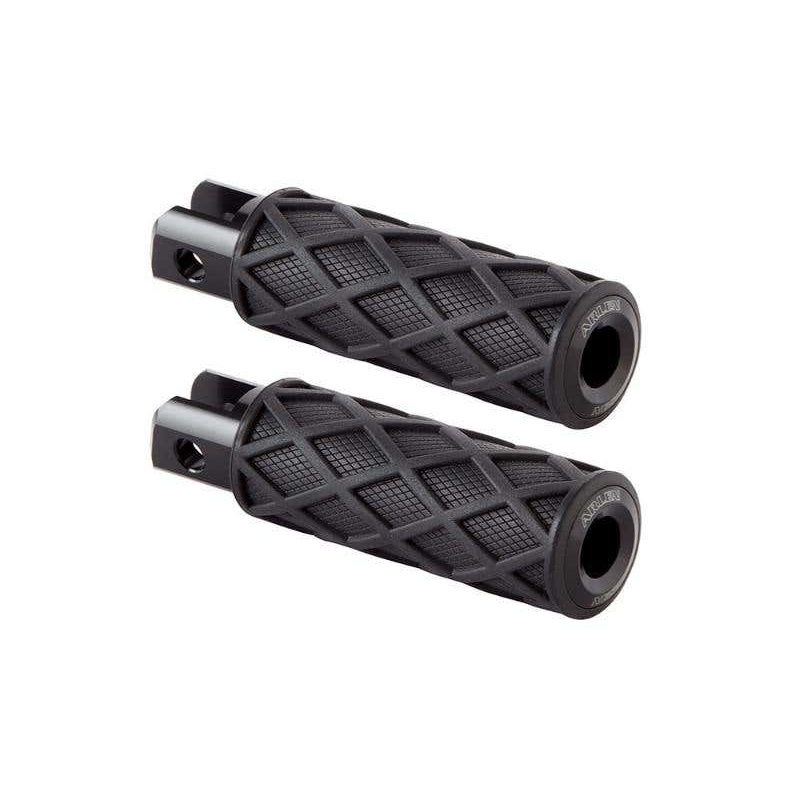 Diamond Footpegs – Black. Fits Softail 2018up Front Rider