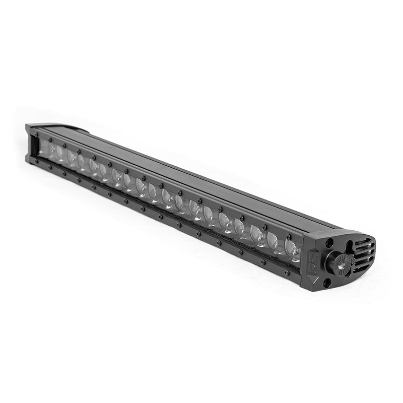 20 Inch Black Series LED Light Bar | Single Row | Amber DRL