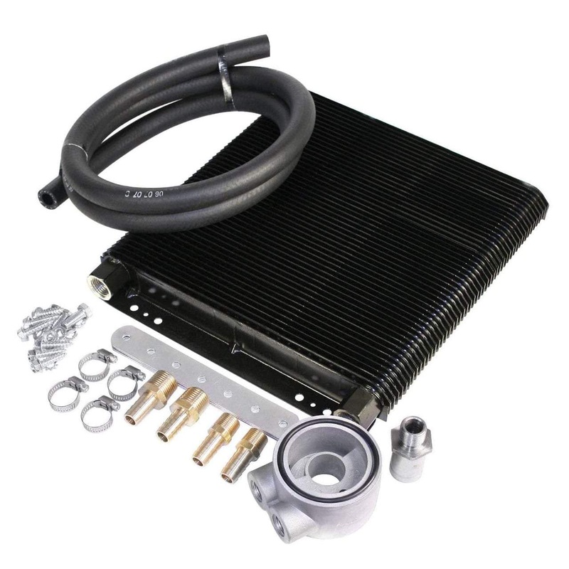 96-Plate Oil Cooler Kit w/Sandwich Adapter