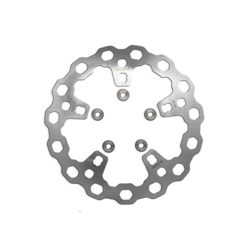 11.8in. Front Cubiq Disc Rotor – Stainless Steel. Fits Touring 2014-2023 with OEM Wheel.