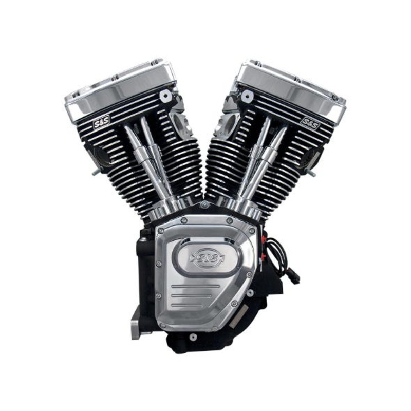 111ci Twin Cam A Engine – Black with Chrome Covers. Fits Dyna 1999-2005 & Touring 1999-2006 Models.
