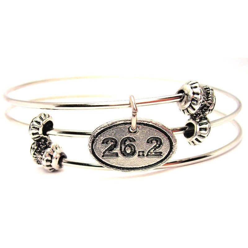 26.2 Marathon Triple Style Expandable Bangle Bracelet As shown