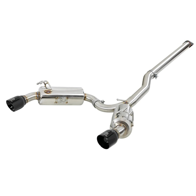 aFe Takeda Exhaust 304SS Dual Cat-Back w/ Polished Tips 08-13 Mitsubishi Lancer Evo X L4 2.0L Turbo