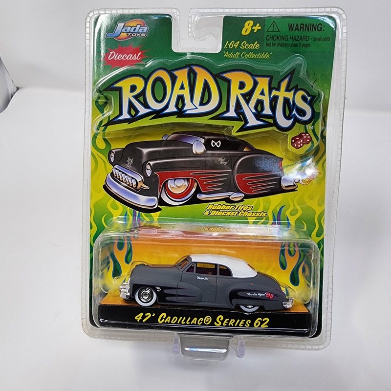 ’47 Cadillac Series 62 * Grey * Jada Toys Road Rats Series