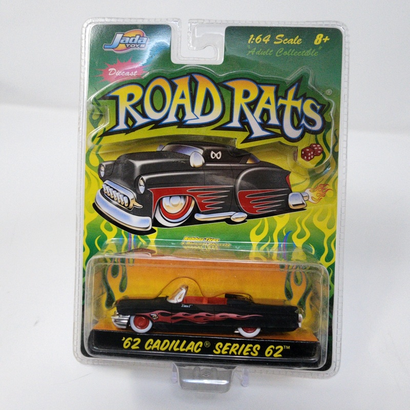 ’62 Cadillac Series 62 * Black * Jada Toys Road Rats Series