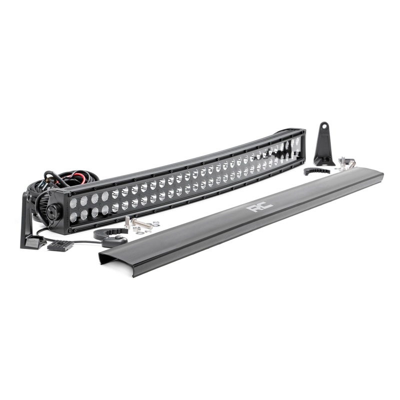 30 Inch Black Series LED Light Bar | Curved | Dual Row