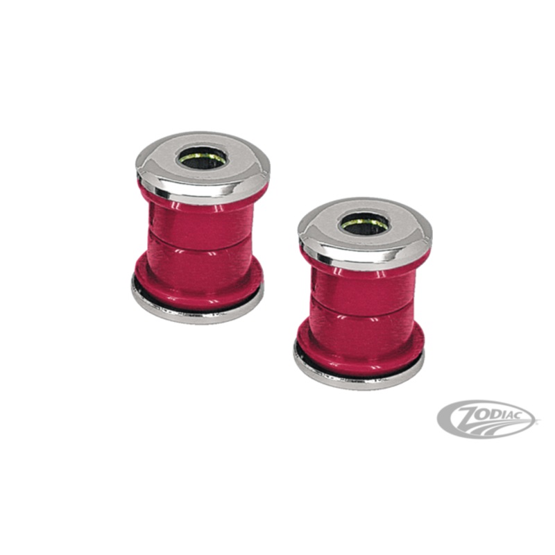 ZODIAC HEAVY DUTY RED POLYURETHANE HANDLEBAR DAMPER KIT