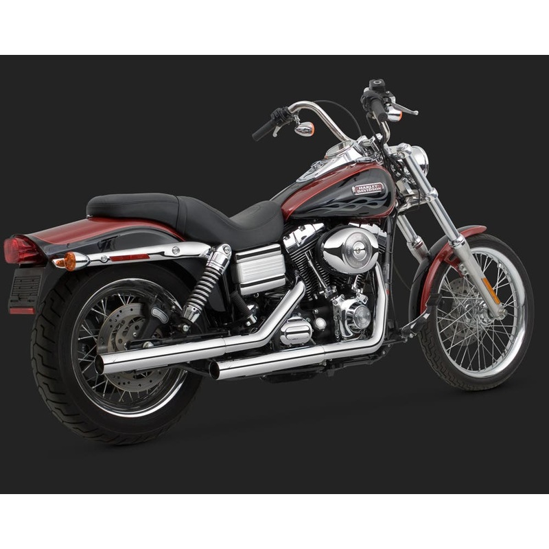 VANCE AND HINES DYNA 2012 STRAIGHT SHOT EXHAUST MUFFLERS