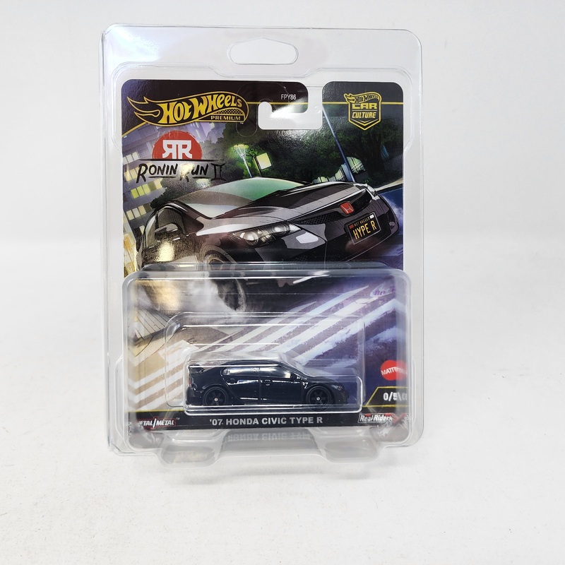 ’07 Honda Civic Type R * BLACK CHASE * 2025 Hot Wheels Car Culture RONIN RUN II