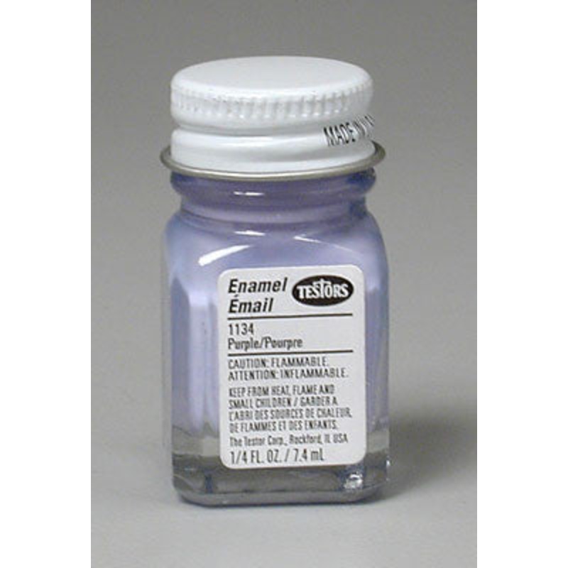 Testors Enamel 1/4 oz Purple (TES1134T)