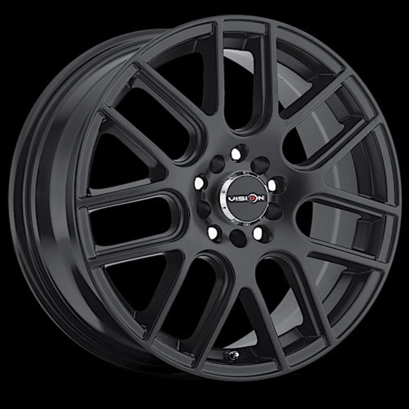 15×6.5 Vision 426H Cross Matte Black 5×100 5×114.3 5×4.5 ET38 Wheel Rim