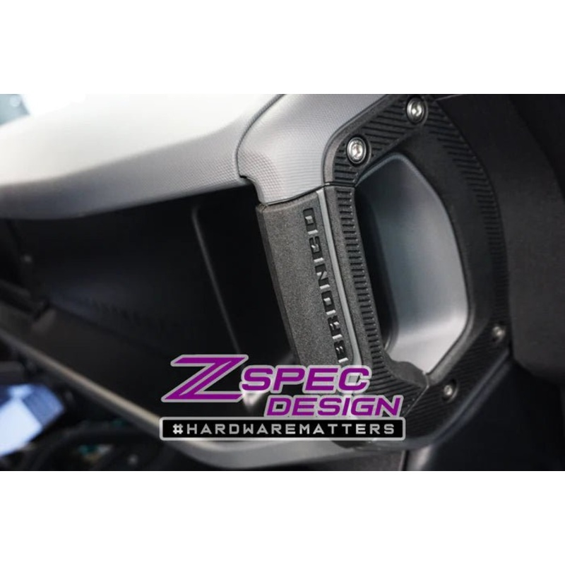 ZSPEC DESIGN INTERIOR DRESS-UP FASTENER KIT FOR ’21+ FORD BRONCO 2.7L, STAINLESS-BILLET Bright White