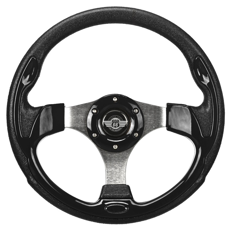 12.5″ Black Steering Wheel for Yamaha