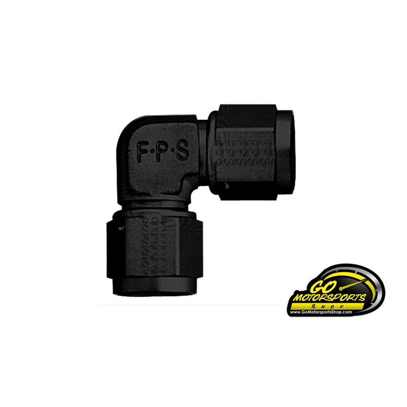 -3AN 90 Degree Female-Female Coupler Blue