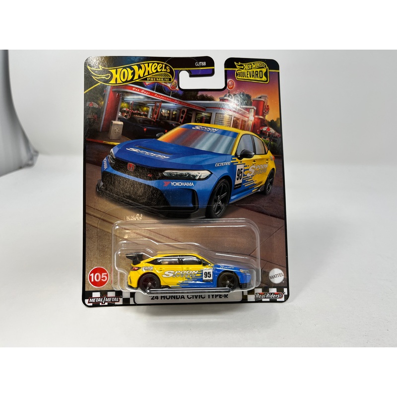 ’24 Honda Civic Type-R #105 * 2024 Hot Wheels Boulevard Case W