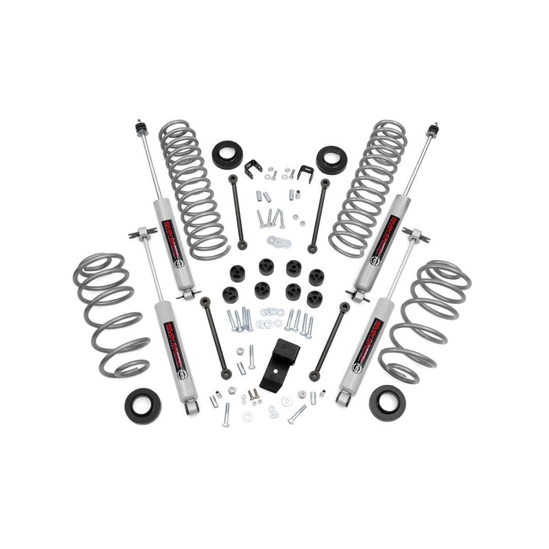 3.25 Inch Lift Kit 4 Cyl Jeep Wrangler TJ 4WD (1997-2002)