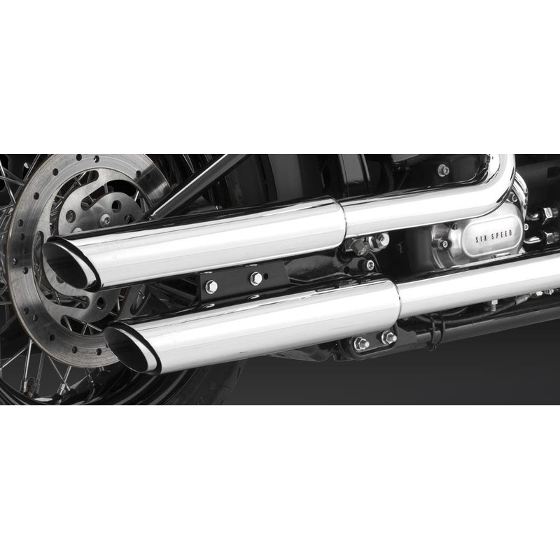 VANCE AND HINES SOFTAIL SLIM TWIN SLASH EXHAUST