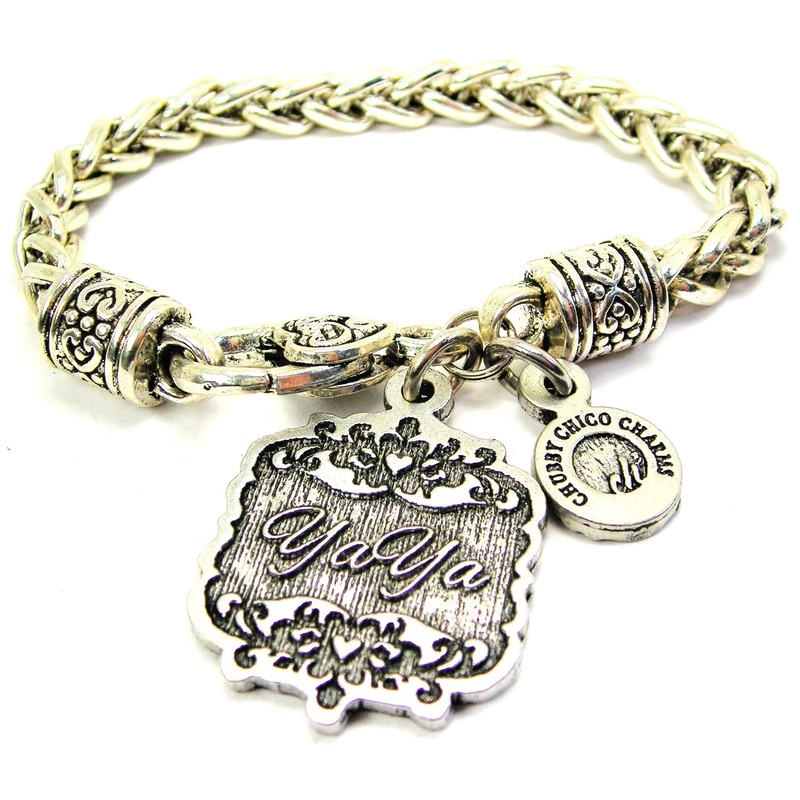 YaYa Victorian Scroll Cable Link Chain Bracelet