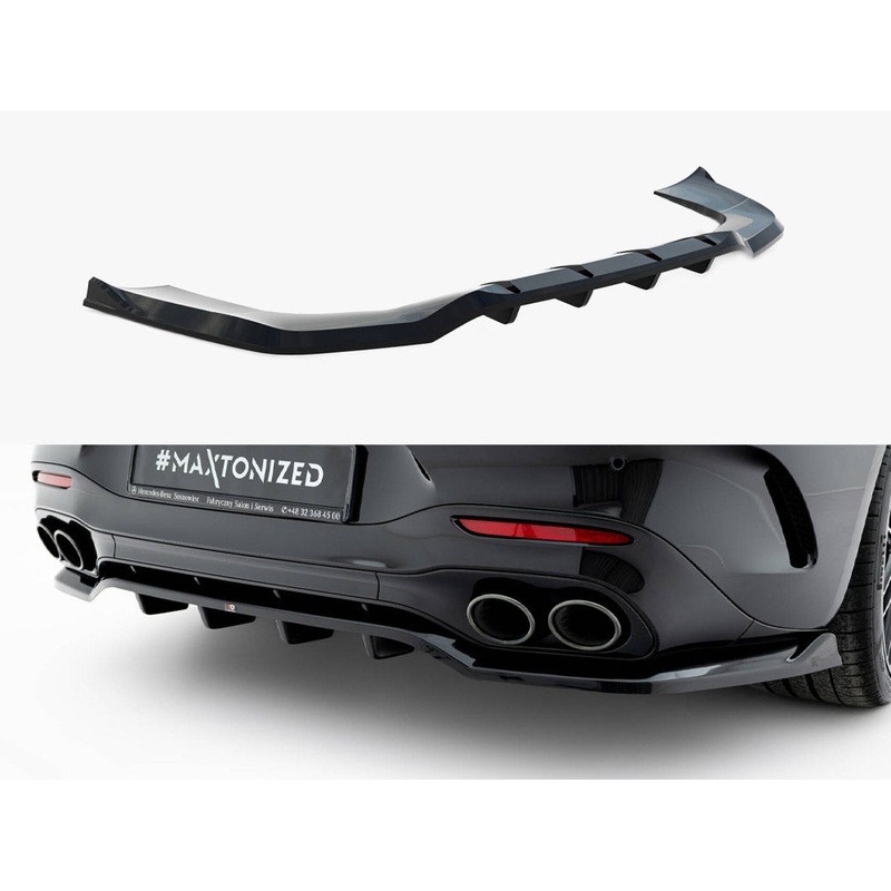 Maxton Design –  Rear Splitter (Vertical Bars) Mercedes-AMG SL 63 R232