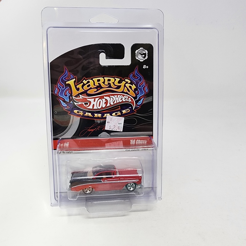 ’56 Chevy #2 * RED/Black * Hot Wheels Garage Larry’s