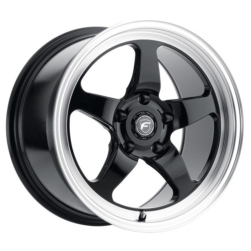 15×10 Forgestar D5 Drag Black Machined 5×120.65 5×4.75 ET50 Wheel Rim