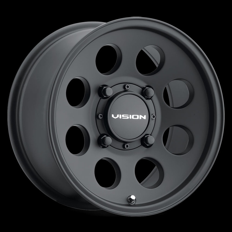 14X7 Vision Midway Satin Black 4×136 ET38 Wheel Rim
