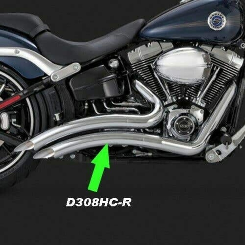 VANCE AND HINES R FRONT CYLINDER MUFFLER END HEAT SHIELD FOR BIG RADIUS 2-2