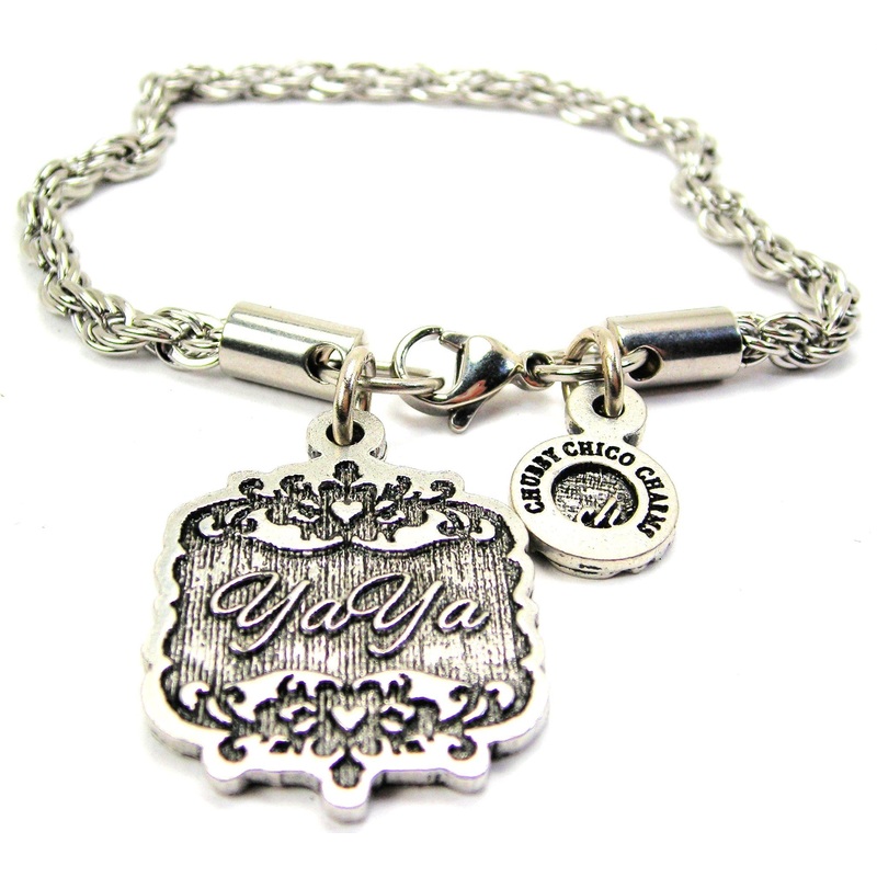 YaYa Victorian Scroll Rope Chain Bracelet