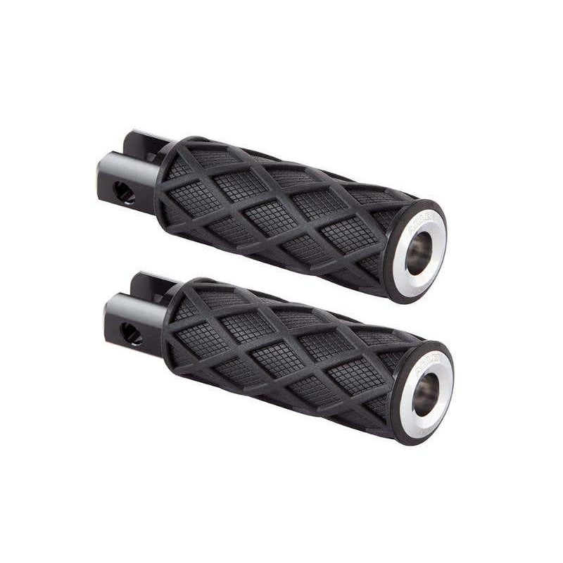 Diamond Footpegs – Chrome. Fits Softail 2018up Front Rider