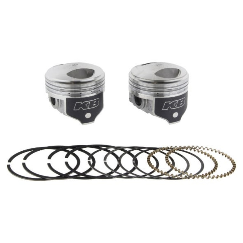 +.040in. Dome Top Pistons with 8.3:1 Compression Ratio. Fits Big Twin 1978-1984 with 1340cc Shovel Engine.