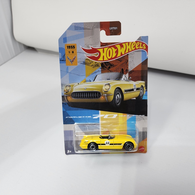 ’55 Corvette * Yellow * Hot Wheels 70th Anniversary Corvette