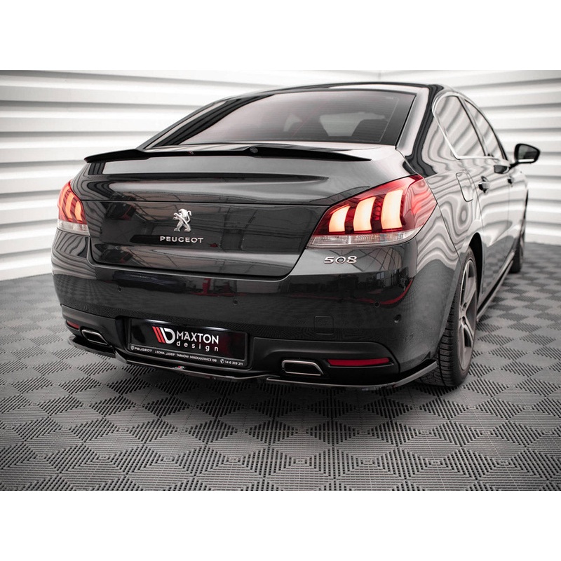 Maxton Design – CENTRAL REAR SPLITTER (VERTICAL BARS) PEUGEOT 508 GT MK1 FACELIFT (2014-2018)
