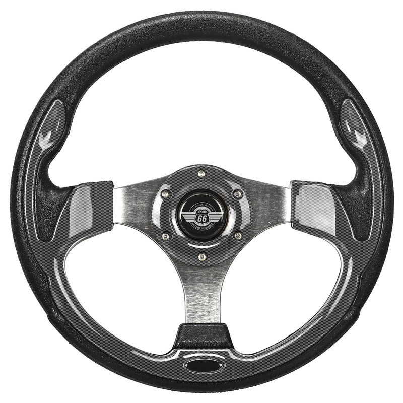 12.5″ Carbon Fiber Steering Wheel for Club Car