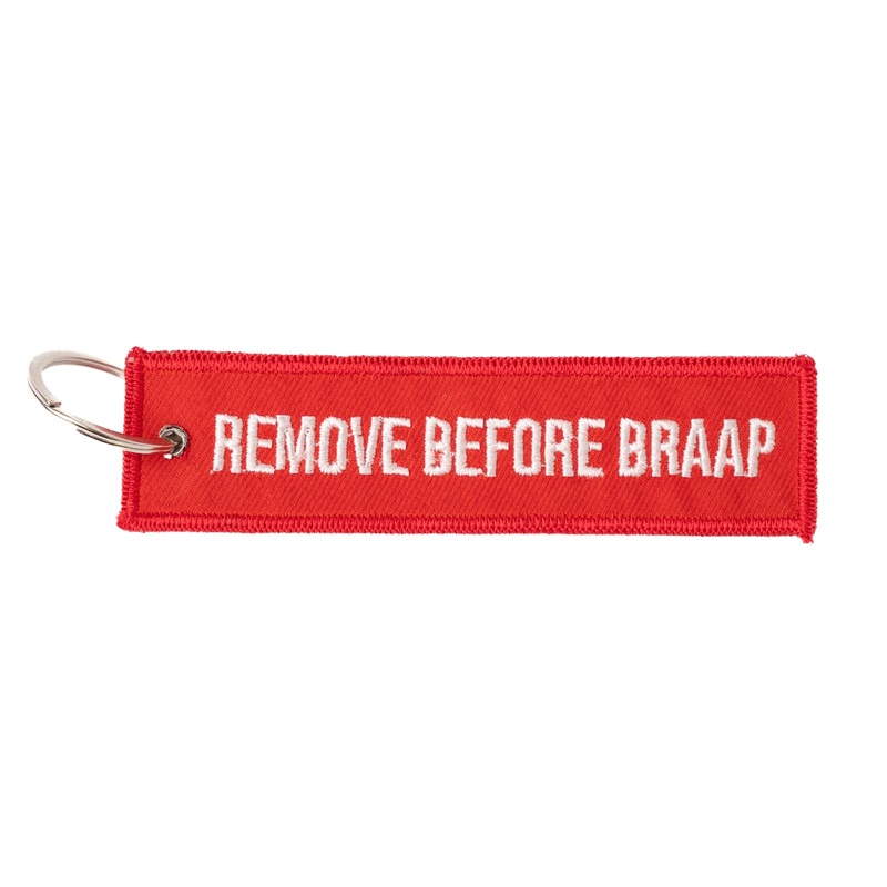 ‘Remove Before Braap’ Keychain