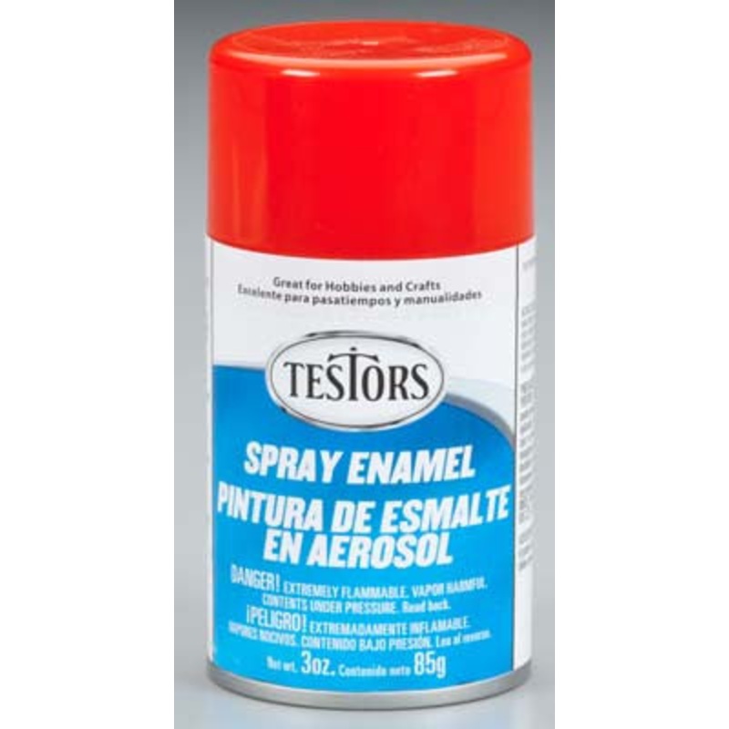 Testors Spray Bright Red 3 oz (TES1231)