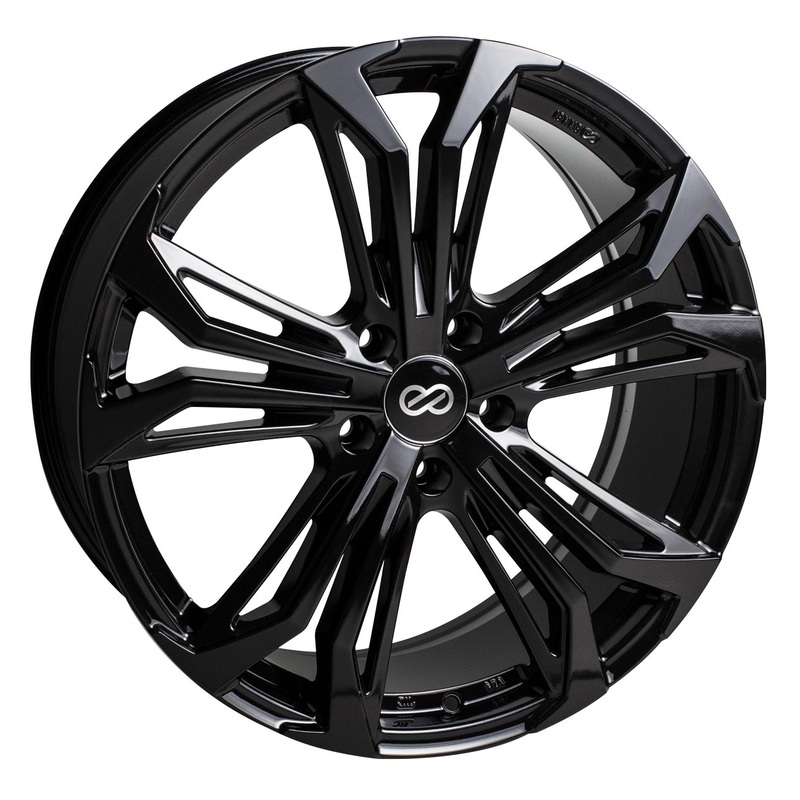 18X8 Enkei VORTEX5 Black Paint Wheel/Rim 5×114.3 ET38 18-8 5-114.3 Each