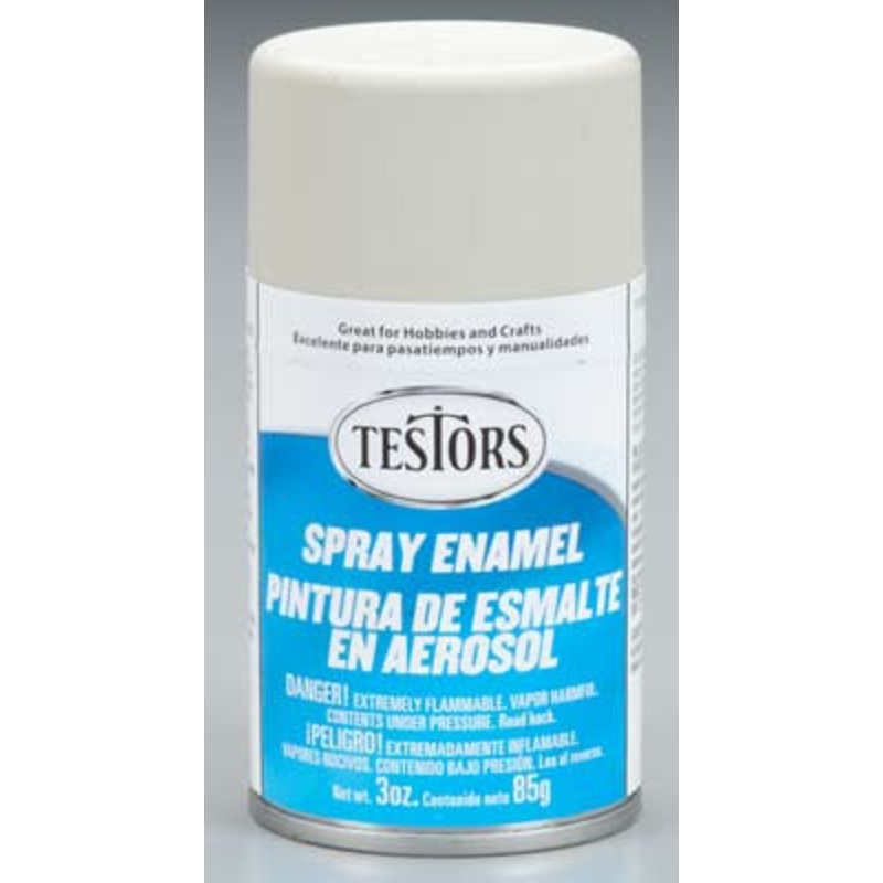 Testors Spray Flat Light Aircraft Gray 3 oz (TES1233T)